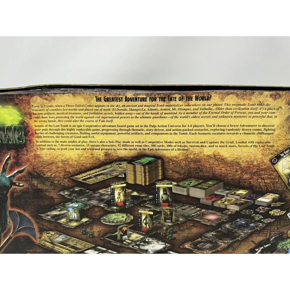 Secrets Of The Lost Tomb 1st Edition Everything Epic Adventure Game Complete!